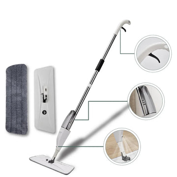 Linova™ Spray Mop with Refillable Bottle and Pro-Microfiber Mop